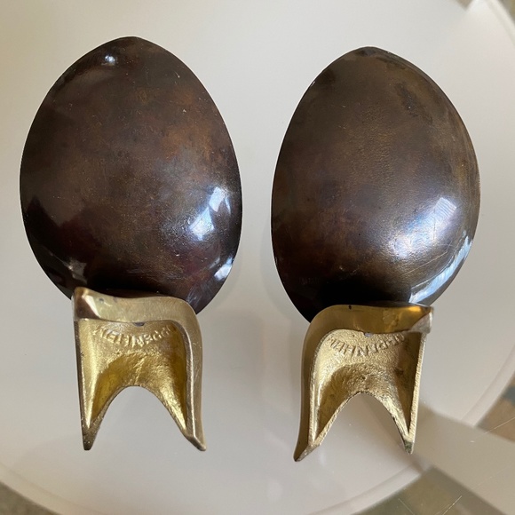 VTG I MCM I Oppenheim Israel I Art Deco Candle Holders - Picture 13 of 16